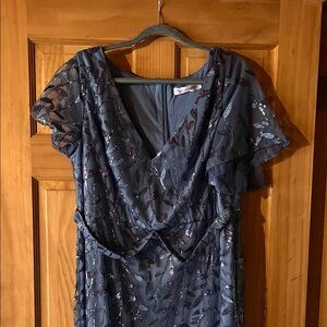 Ever Pretty Navy Blue Butterfly Dress